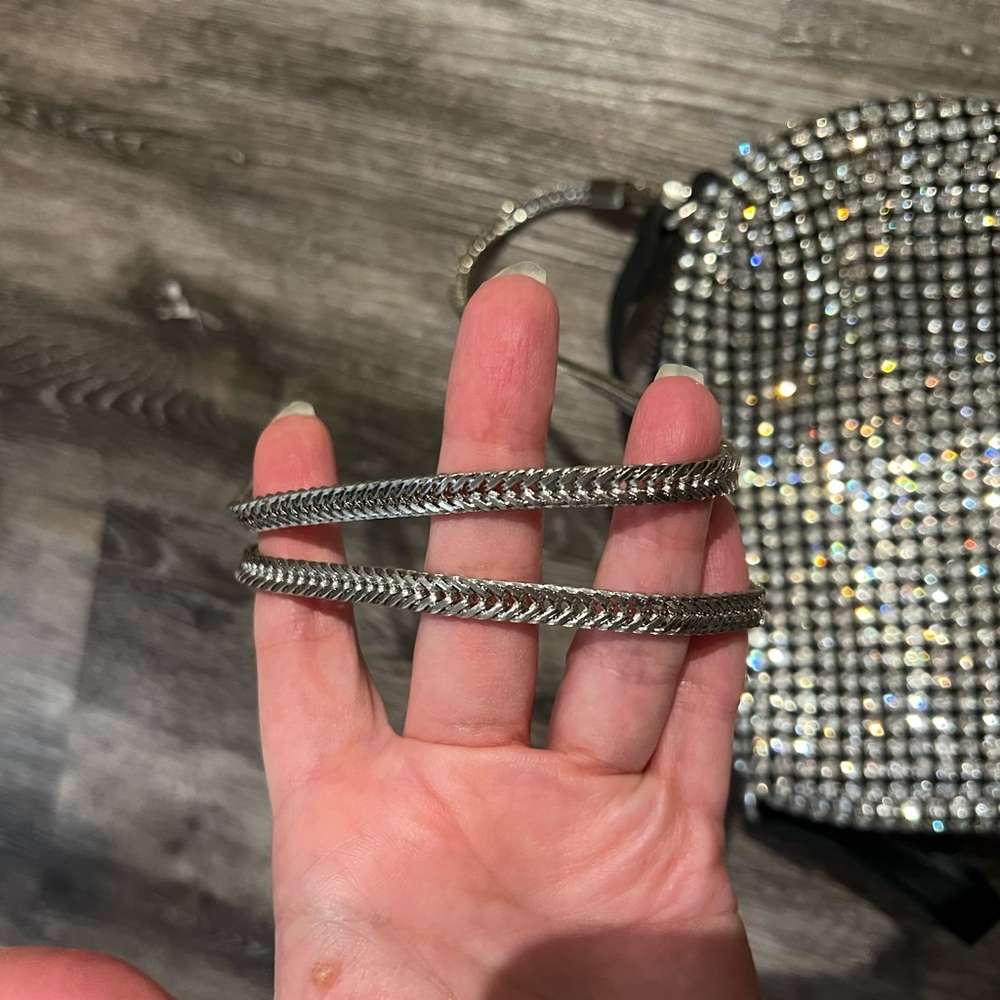 Sparkling Rhinestone Shoulder Bag - Picture 3 of 3